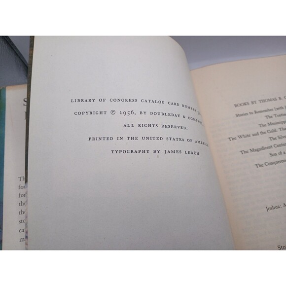 Stories To Remember Thomas B Costain Book Club Edition 1956 Vol 1 Dust Jacket - Picture 8 of 10